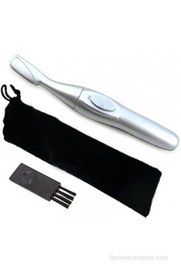 Shoppingekart EyeBrow Safe & Easy Hair Remover Bi-Feather King Lady SF818 Trimmer, Shaver For Women, Men(Silver)